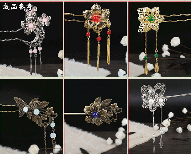 50 db kézműves üreges levelek medál arany varázs filigrán ékszerek készítése bevont vintage DIY medál nyaklánc ékszer készítés ezüst