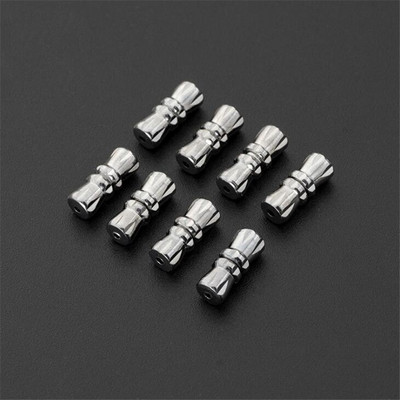 20 vnt. Cilindriniai Tvirtinimo elementai Sagtis Uždaryta Sraigtiniai Užsegimai Apyrankės Jungtys „Pasidaryk pats“ papuošalų gamyboje Priedai, reikmenys