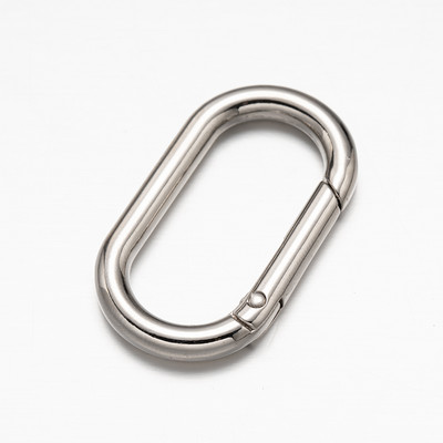 5db 20 25 28 34 40 mm-es karabiner kapcsok fém pattintható kampós csatkapocs barkácsoláshoz kulcstartóhoz Ékszertáska pénztárca Kézművesség készítés Kiegészítők