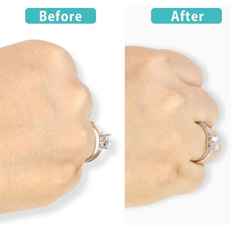 8 db/szett szilikon láthatatlan gyűrű méretbeállító laza gyűrűméret-csökkentőhöz tömítés gyűrűvédő gyűrű ékszer szerszám nagykereskedés