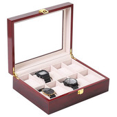 Veliki luksuzni organizator kutije za sat Drveni 20 utora Ekstra velika kutija za sat Kutija Prikaz Muški satovi Stakleni gornji poklopac Ideje za darove