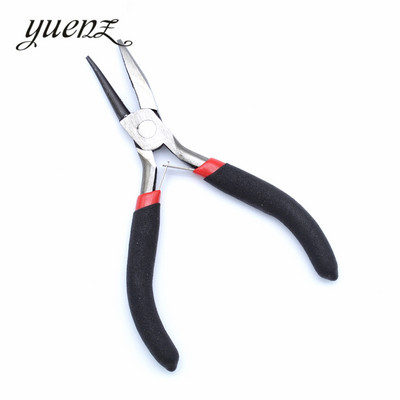 YuenZ 1 db rozsdamentes acél tűfogó ékszerkészítő kéziszerszám fekete 12,5cm X1