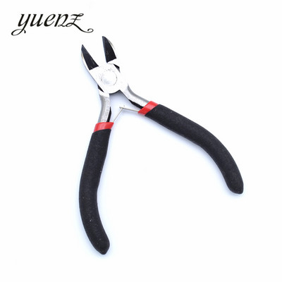 YuenZ 1 db rozsdamentes acél tűfogó ékszerkészítő kéziszerszám fekete 12,5cm X1