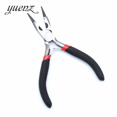 YuenZ 1 db rozsdamentes acél tűfogó ékszerkészítő kéziszerszám fekete 12,5cm X1