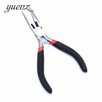 YuenZ 1 db rozsdamentes acél tűfogó ékszerkészítő kéziszerszám fekete 12,5cm X1