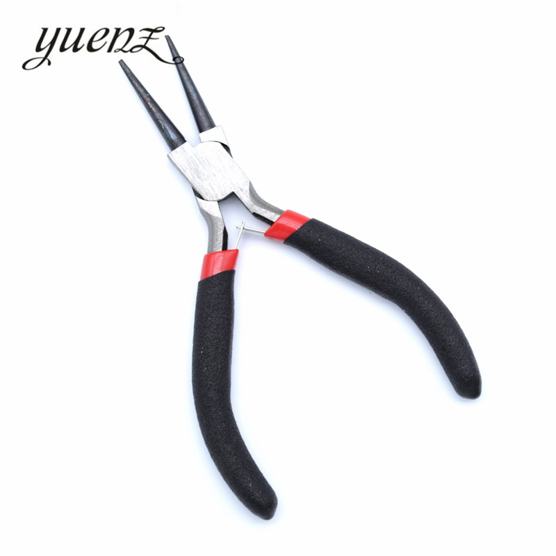 YuenZ 1 db rozsdamentes acél tűfogó ékszerkészítő kéziszerszám fekete 12,5cm X1