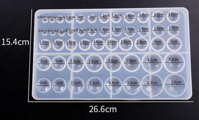 Įvairių formų geometrinė forma UV epoksidinės dervos papuošalai „pasidaryk pats“ įvairios širdies ovalios kvadratinės ašaros formos, apvalios kupolo formos kabošono silikoninė forma