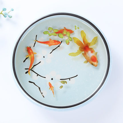 5 τμχ Διακοσμητικό αυτοκόλλητο ρητίνης 3DSimulation Fish Lotus Duckweed UV Fit Molds DIY Micro Landscape Θήκη τηλεφώνου Scrapbooking Αυτοκόλλητο