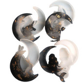 DIY Silikonski Bajka Mjesec Popis životinja Jednorog Anđeo Mačić Jelen Kalupi Alati za nakit UV kalupi od smole