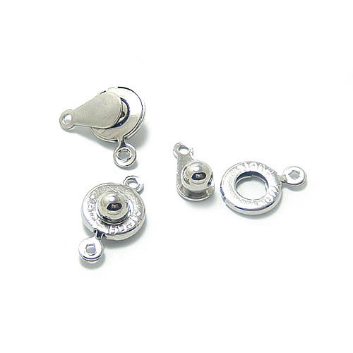 7,5 мм 9 мм златен цвят сребърен цвят месинг или желязо кръгли копчета закопчалки гривни закопчалки Направи си сам бижута находки аксесоари на едро