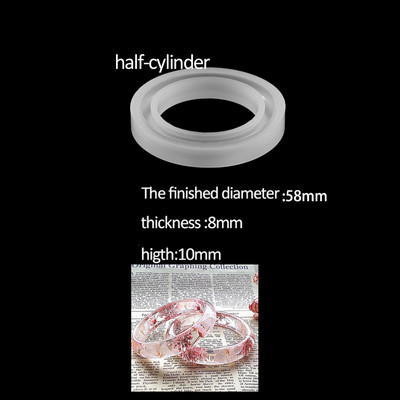 1 db karkötő gyanta epoxi formák vegyes méretű öntvény szilikon UV gyanta formák szerszámok barkácsoláshoz ékszerek készítéséhez kellékek