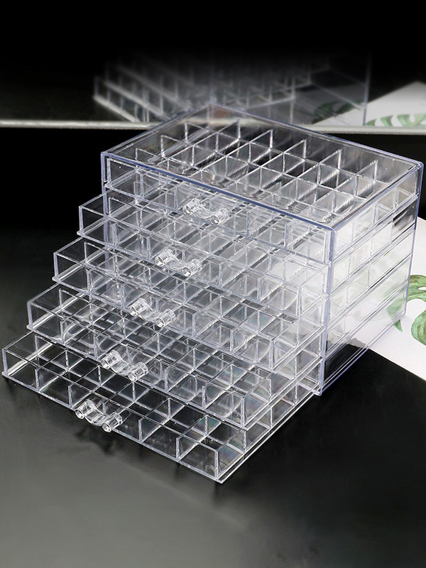 Luksuzne kutije za nakit za naušnice Izložba Prozirna akrilna kutija za nakit Organizator Ladica Prstenje Kutija za pohranu Ogrlica Stray Kids