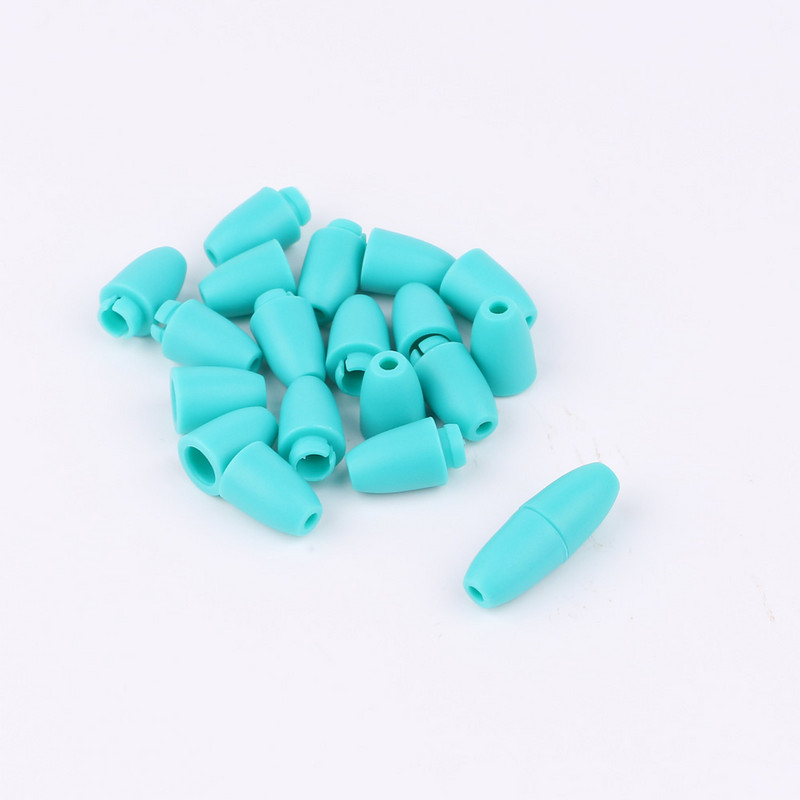 50 pari plastičnih kopči za silikonske ogrlice za zube Duda DIY sigurnosna kopča za narukvice za bebe Lanac Lobster kopča