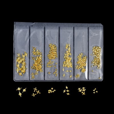 3D Mix Mini fém epoxigyanta tömések Gear Star Moon Nail Art keret Dekor töltőanyag kiegészítők barkácsolás UV kézműves ékszerkészítéshez