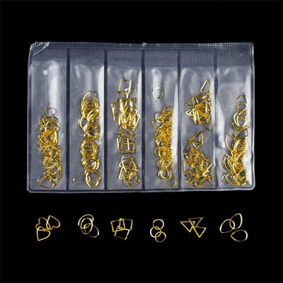 3D Mix Mini fém epoxigyanta tömések Gear Star Moon Nail Art keret Dekor töltőanyag kiegészítők barkácsolás UV kézműves ékszerkészítéshez