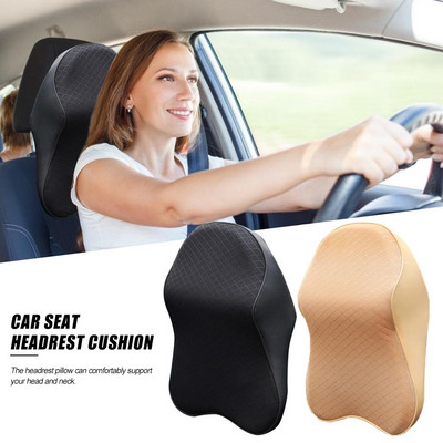 Memory Foam Neck Pillow Car Comfortable Seat Supports Lumbar Backrest Car Seat Headrest Cushion Pads For Neck Pain Relief