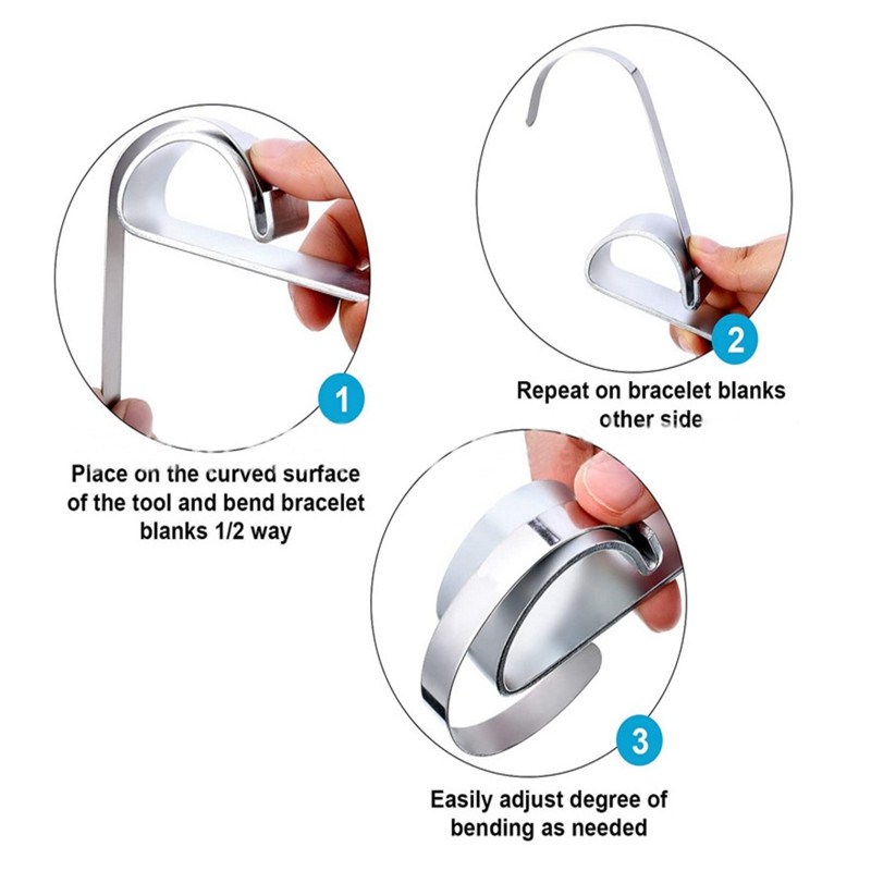 Papuošalų gamybos įrankiai Lenkimo replės lenktos formos rankogalių apyrankės 304 nerūdijančio plieno rankinė replių ir lenkimo mašina papuošalams