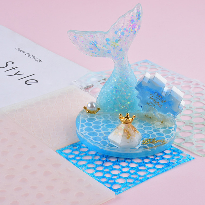 1 db Sea Wave kristály szilikon öntőforma Ocean Wind sorozat Water Wave Ripple epoxigyanta öntőforma barkács ékszerkészítéshez.