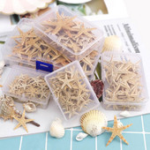 1 doboz natúr tengeri csillag tengeri kagyló Beach Craft természetes tengeri csillagok barkácsolás tengerpart esküvői dekoráció epoxigyanta kézműves 1-5 cm