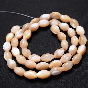 8-11 χιλιοστά Mother Of Pearl Shell Beads Oval Natural Shell Spacer Beads For Diy Bracelet Κολιέ Κεντήματα Ευρήματα κοσμημάτων