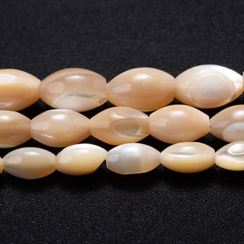 8-11 χιλιοστά Mother Of Pearl Shell Beads Oval Natural Shell Spacer Beads For Diy Bracelet Κολιέ Κεντήματα Ευρήματα κοσμημάτων