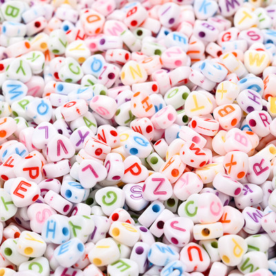 100 buc/lot margele acrilice cu litere albe, rotunde, plate, cu alfabet, margele distanțiere pentru realizarea de bijuterii, brățări artizanale