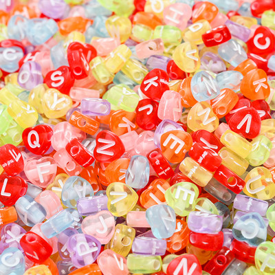 100 buc/lot margele acrilice cu litere albe, rotunde, plate, cu alfabet, margele distanțiere pentru realizarea de bijuterii, brățări artizanale