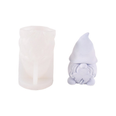 Valentines Old Man gyanta forma aromaterápiás gyertya szilikon forma aranyos gnome epoxi forma gyanta öntéshez otthoni dekorációhoz