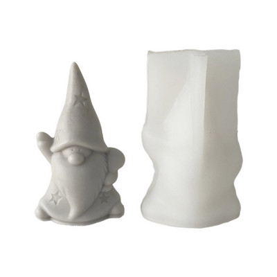 Valentines Old Man gyanta forma aromaterápiás gyertya szilikon forma aranyos gnome epoxi forma gyanta öntéshez otthoni dekorációhoz