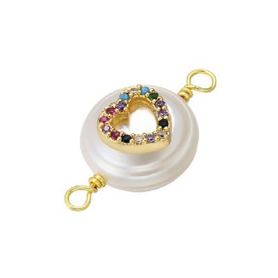 ZHUKOU divat Pearl Star Love Moon csatlakozó női karkötő nyaklánc gyöngycsatlakozó ékszer kiegészítők modell:VS397