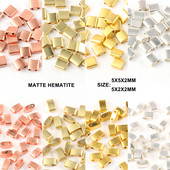 Looduslikust kivist tuhm poola matt kahe auguga hematiitkivi mineraalne lahtised vahehelmed ehete tegemiseks ise käevõru kõrvarõngad tila