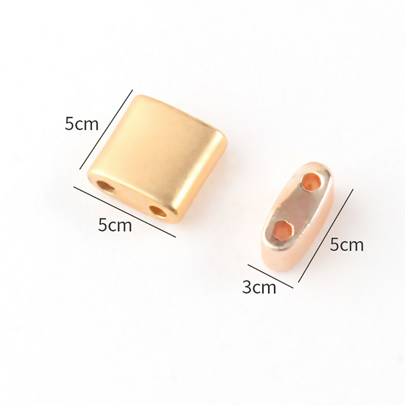 Looduslikust kivist tuhm poola matt kahe auguga hematiitkivi mineraalne lahtised vahehelmed ehete tegemiseks ise käevõru kõrvarõngad tila