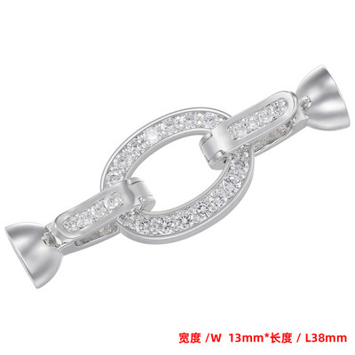 ZHUKOU ovāli āķi juvelierizstrādājumu izgatavošanai Augstas kvalitātes savienotāji rokām darinātām rokassprādzēm juvelierizstrādājumu piederumi aksesuāri vairumtirdzniecība VK160