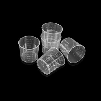 20 τμχ 30ml Διαφανή Πλαστικά Μεζούρα Δοχείο υγρού μίας χρήσης για καλούπι σιλικόνης από εποξειδική ρητίνη Κατασκευή κοσμημάτων DIY