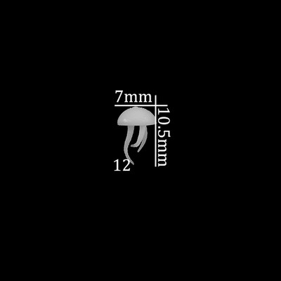 Epoxi töltőanyag Óceángyanta 3D Mini Medúza alakú Óceángyanta barkács ékszerkészítéshez Kiegészítő kellékkészlet