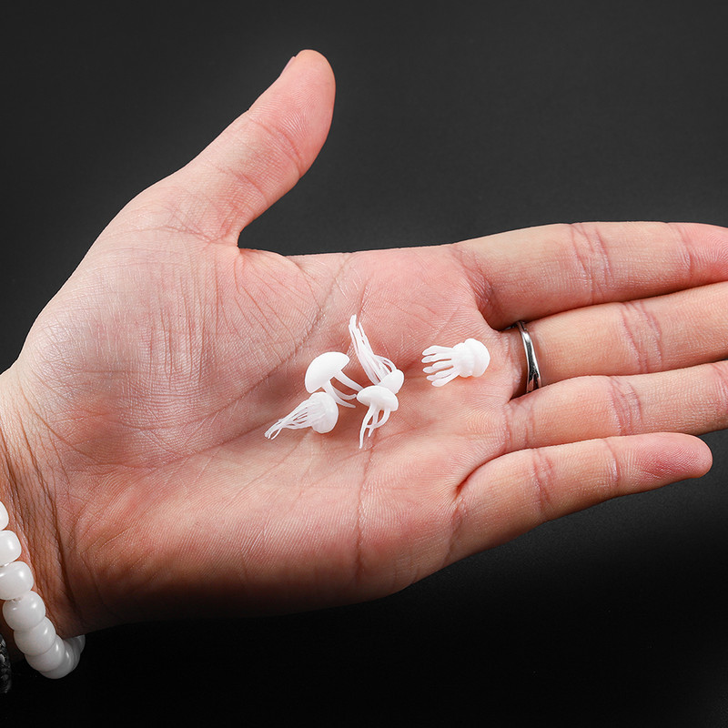 Epoxi töltőanyag Óceángyanta 3D Mini Medúza alakú Óceángyanta barkács ékszerkészítéshez Kiegészítő kellékkészlet