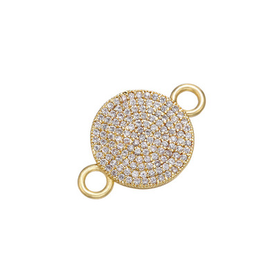 ZHUKOU 15x23mm kristály nyalóka csatlakozó női barkács kézzel készített karkötő nyaklánc ékszer kiegészítők készítő modell: VS449