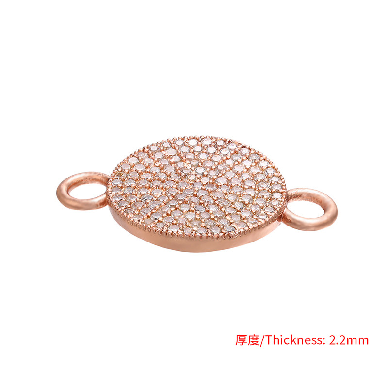 ZHUKOU 15x23mm kristály nyalóka csatlakozó női barkács kézzel készített karkötő nyaklánc ékszer kiegészítők készítő modell: VS449