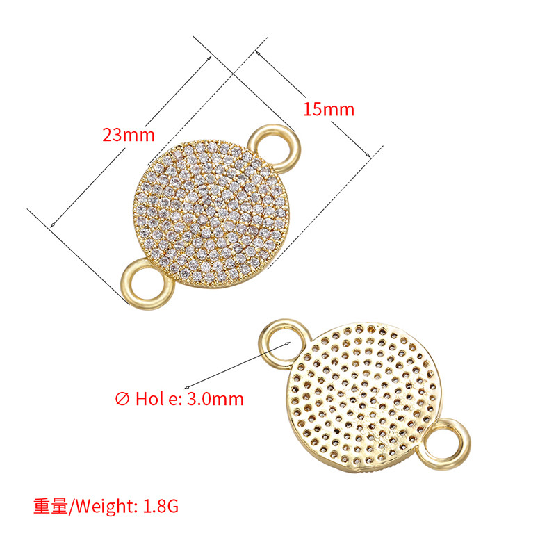ZHUKOU 15x23mm kristály nyalóka csatlakozó női barkács kézzel készített karkötő nyaklánc ékszer kiegészítők készítő modell: VS449