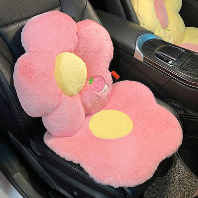 Novi dolazni plišani ukrasi za interijer automobila sa zimskim cvijećem, četiri godišnja doba, univerzalni jastuk za autosjedalicu
