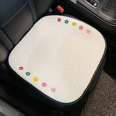 Νέα άφιξη Winter βελούδινο Four Seasons Ins Cute Lamb μάλλινο κάλυμμα καθίσματος Τριών τεμαχίων καθίσματος αυτοκινήτου Universal