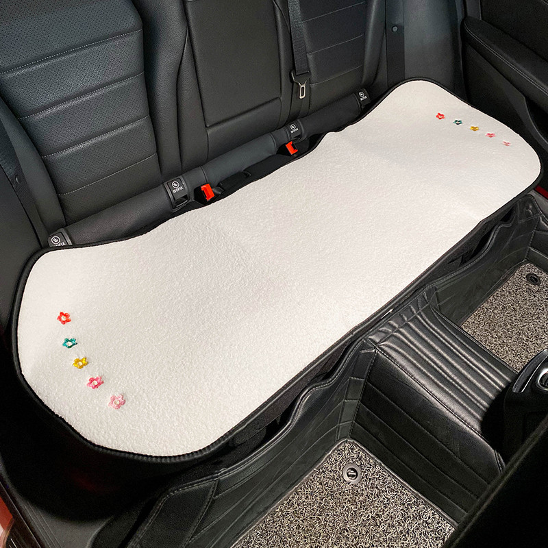 Νέα άφιξη Winter βελούδινο Four Seasons Ins Cute Lamb μάλλινο κάλυμμα καθίσματος Τριών τεμαχίων καθίσματος αυτοκινήτου Universal