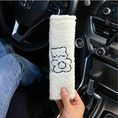 2021 Νέα άφιξη Winter βελούδινο Four Seasons Ins Cute Lamb μάλλινο κάλυμμα καθίσματος Τριών τεμαχίων καθίσματος αυτοκινήτου Universal