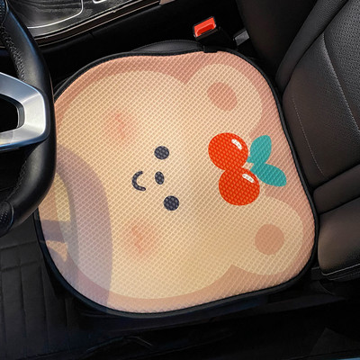 2022 Breathable Ice Silk Summer Cute Cartoon Bear Four Seasons Universal προστατευτικό κάλυμμα μαξιλαριού καθίσματος αυτοκινήτου
