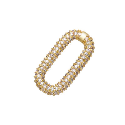 Ορθογώνιοι γάντζοι ZHUKOU DIY για γυναικεία κοσμήματα DIY Συνδέσεις κολιέ σκουλαρίκια μενταγιόν Αξεσουάρ προμήθειες μοντέλο:VK91