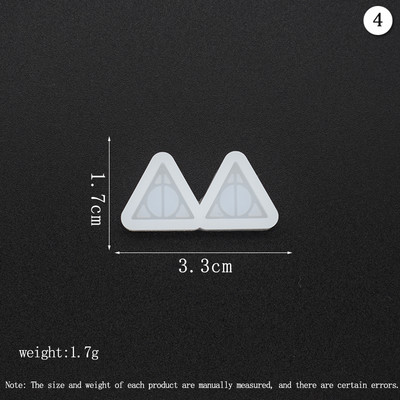 Mini Ear Studs Εποξειδικά καλούπια Cute Animal Heart Butterfly Stud Earring/Sarrings Διακοσμητικά καλούπια σιλικόνης προμήθειες κατασκευής κοσμημάτων