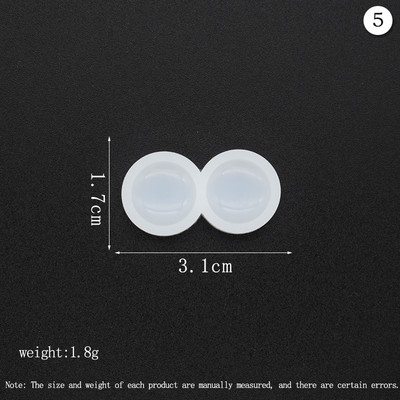 Mini Ear Studs Εποξειδικά καλούπια Cute Animal Heart Butterfly Stud Earring/Sarrings Διακοσμητικά καλούπια σιλικόνης προμήθειες κατασκευής κοσμημάτων