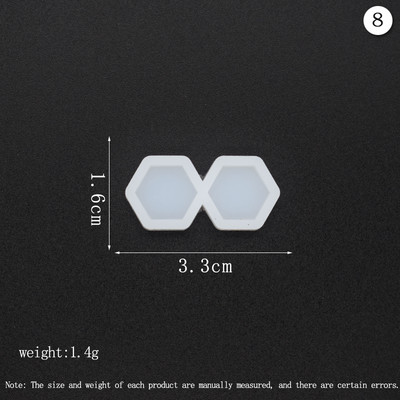 Mini Ear Studs Εποξειδικά καλούπια Cute Animal Heart Butterfly Stud Earring/Sarrings Διακοσμητικά καλούπια σιλικόνης προμήθειες κατασκευής κοσμημάτων