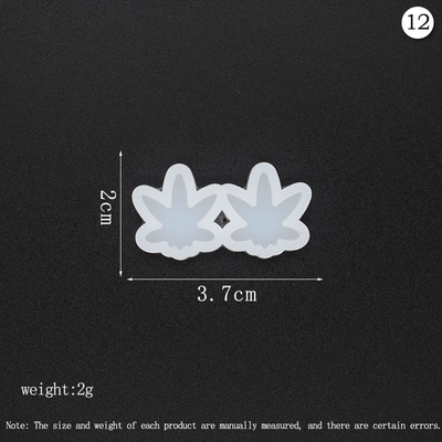 Mini Ear Studs Εποξειδικά καλούπια Cute Animal Heart Butterfly Stud Earring/Sarrings Διακοσμητικά καλούπια σιλικόνης προμήθειες κατασκευής κοσμημάτων