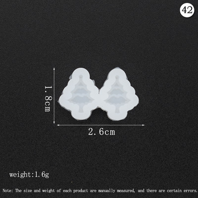 Mini Ear Studs Εποξειδικά καλούπια Cute Animal Heart Butterfly Stud Earring/Sarrings Διακοσμητικά καλούπια σιλικόνης προμήθειες κατασκευής κοσμημάτων